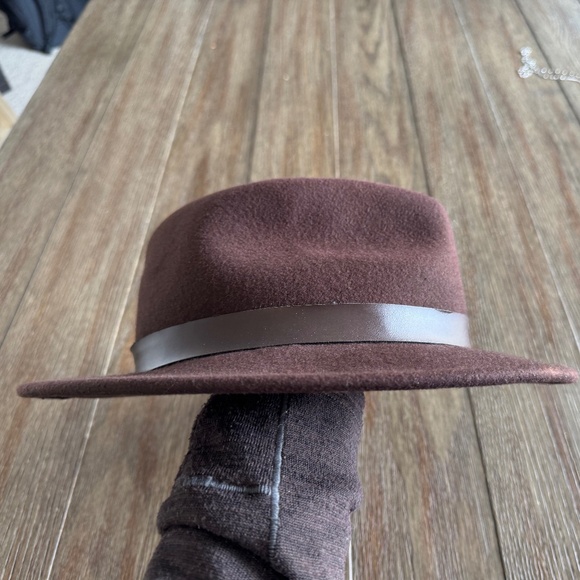 Eddie Bauer Classic Brown Wool Fedora - Picture 1 of 5
